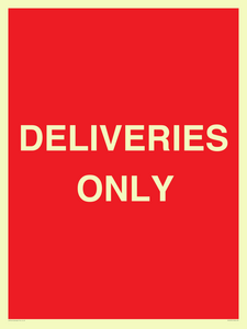 DELIVERIES ONLY